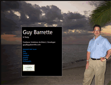 Tablet Screenshot of guybarrette.com